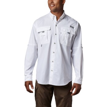 Columbia Overhemd Heren, PFG Bahama II Long Sleeve Big Wit, 72BXYTACS